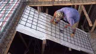 How To Building Reinforced Concrete Stairs Step By Step [upl. by Consuela]