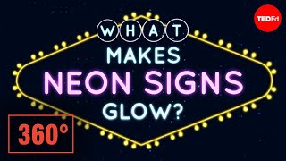 What makes neon signs glow A 360° animation  Michael Lipman [upl. by Olly]