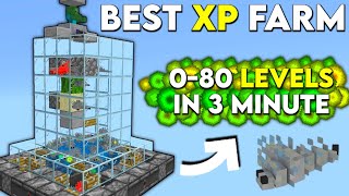 THE BEST XP FARM In Minecraft Bedrock 121 [upl. by Yerffeg994]