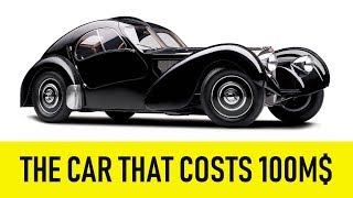 Story of the most valuable car in the world Bugatti Atlantic type 57 sc quotBlack Carquot [upl. by Ardnekat748]