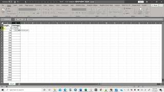 How to Write Chainage in Excel [upl. by Severin]