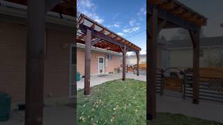 Building Patio Cover 🌴🔥 architecture diy patiodesign pergola patiocover home backyarddesign [upl. by Atwater422]