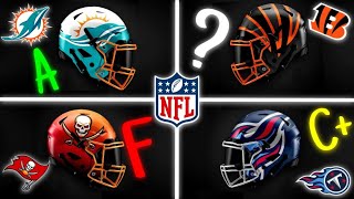 Ranking All 32 REDESIGNED NFL Helmets [upl. by Ainad]