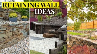 Interesting retaining wall ideas Garden Landscaping Design [upl. by Hocker880]