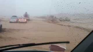 Flash Flood on I15 Moapa Valley between Las Vegas and Mesquite Nevada [upl. by Sidky]