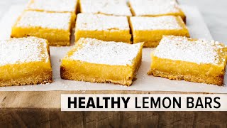 LEMON BARS  easy healthy glutenfree lemon bars [upl. by Ikin773]