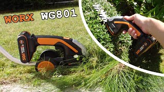 WORX WG801 cordless shear and shrubber trimmer • Installation and test [upl. by Gemma63]