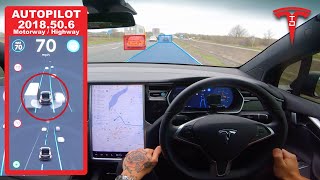 Tesla Autopilot vs M4 Motorway  Highway  How Good Is Auto Lane Change Auto Steer amp TACC [upl. by Avruch]