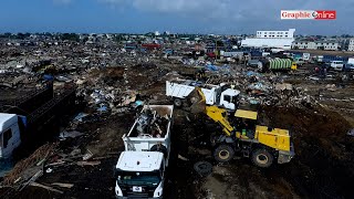 2021 How Agbogbloshie Market was flattened [upl. by Walworth]