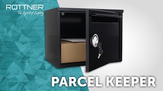 Parcel Keeper  Paket Empfangsbox  Paketbriefkasten  Paketeinwurf erfolgt von oben DEAT [upl. by Ettenav709]