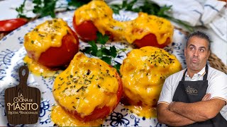 Tomates rellenos de carne receta paso a paso y muy facil [upl. by Natrav]