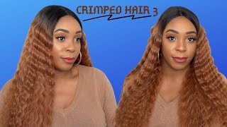 Its a Wig Synthetic Hair HD Lace Wig  HD LACE CRIMPED HAIR 3 WIGTYPESCOM [upl. by Otokam455]