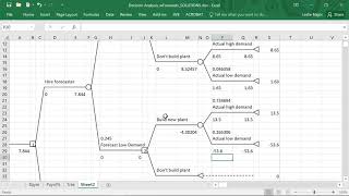 Generating Decision Trees in Excels TreePlan Addin [upl. by Yrrot642]