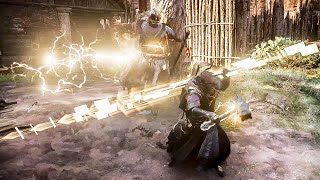 Assassins Creed Valhalla  Odin Spear amp Thors Hammer Dual Wielding Combat Gameplay [upl. by Ilram]