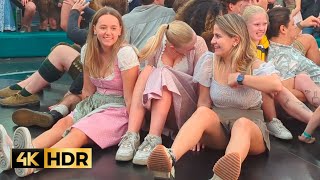 The Swiss girl makes a show at the Devils wheel Teufelsrad 2023 Oktoberfest Munich ep10 [upl. by Behl84]