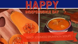 How to make Soup Joumou  Haitian Pumpkin Soup  Sosos Kitchen [upl. by Ahsocin515]