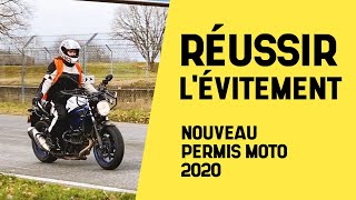 Réussir lévitement  Nouveau permis moto 2020 [upl. by Yuht]