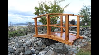 Backyard Garden Bridge  diy [upl. by Orimisac]