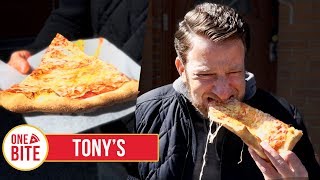 Barstool Pizza Review  Tonys Pizza [upl. by Baecher54]