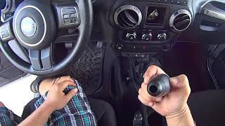 How To Quickly Remove Shift Knobs From Jeep JK Wrangler With Manual Transmission [upl. by Cathrin]