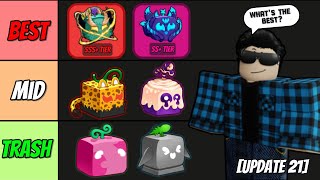 The ULTIMATE FRUIT Tier List  Blox Fruits [upl. by Gideon]