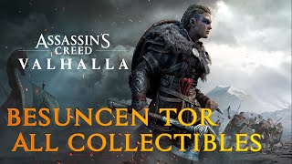 AC Valhalla Besuncen Tor All Collectibles Treasure Hoard Map Gear and Carbon Ingot [upl. by Nerty]