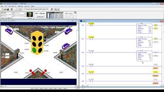 LogixPro Simulator  Traffic Simulation  Exercise1 [upl. by Uriia]