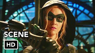 Arrow 8x09 quotGreen Arrow amp The Canariesquot Scene HD [upl. by Ihab]