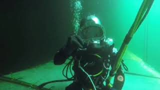 What REALLY happens at 165 ft in Commercial Diving School [upl. by Grosz44]