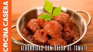 Albóndigas en Salsa de Tomate [upl. by Leseil]