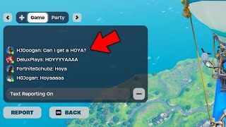 FORTNITES NEW TEXT CHAT Feature New Update 😭 [upl. by Stander]