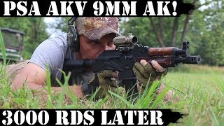 PSA AKV  9mm AK 3000 Rounds Later [upl. by Adiaros]