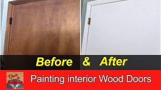 Painting old interior Wood Doors [upl. by Shields]