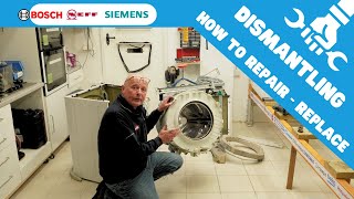 Mastering Bosch classixx washing machine Dismantling and Troubleshooting on WAE24364 To Take Apart [upl. by Clea]