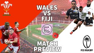 WALES VS FIJI  AUTUMN INTERNATIONAL  MATCH PREVIEW [upl. by Aticnemrac531]