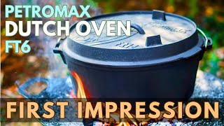 Petromax Dutch Oven FT6 Plane Bottom  Test Review amp Cooking [upl. by Elyad]