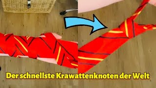 Einfacher Krawattenknoten Anleitung  Krawattenknoten Tutorial  Krawatten binden leicht gemacht [upl. by Cosma846]