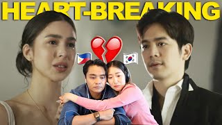 Moira Dela Torre  Paubaya Official Music Video FilipinoKorean Couple REACTION EMOTIONAL [upl. by Truman]