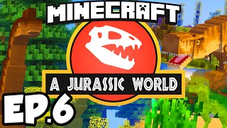 Jurassic World Minecraft Modded Survival Ep6  SECRET LAB Rexxit Modpack [upl. by Ebonee904]