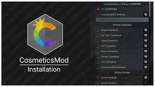 How to install CosmeticsMod for LabyMod ✧ Get every single Cosmetic for free EN subtitles [upl. by Okorih885]