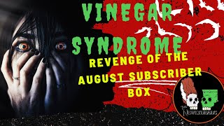 Unboxing Vinegar Syndrome August Subscriber Box [upl. by Harikahs73]