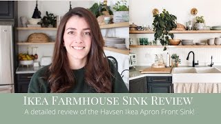 Ikea Havsen Apron Front Double Bowl Farmhouse Sink Review [upl. by Sanborne88]