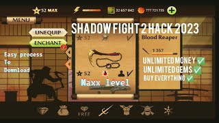 shadow fight 2 mod hack apk 2023🔥 with download process🤑  easy to download [upl. by Litch854]