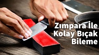 Zımpara İle Kolay Bıçak Bileme Nasıl Yapılır  🔪🔪🔪 [upl. by Nozicka983]