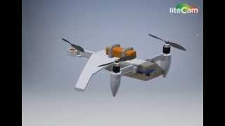 tricopter drone update [upl. by Hebbe]