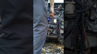 Bobcat engine install [upl. by Annodam]