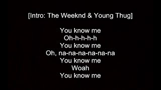 The Weeknd  Reminder ft AAP Rocky amp Young Thug Remix  Lyrics [upl. by Bozovich]