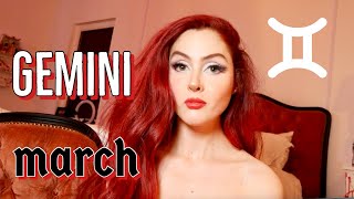 GEMINI RISING MARCH 2024 CAREER FOCUS  ENDING A ROMANTIC CHAPTER [upl. by Aiciled]