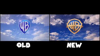 Warner Bros Pictures 2023 Logo Old VS New Designs Comparison [upl. by Dodds135]