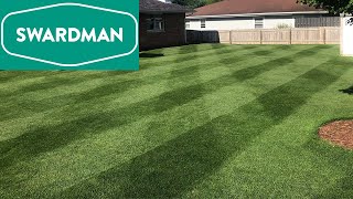 Swardman Reel Mower Review By a Homeowner [upl. by Airetahs]